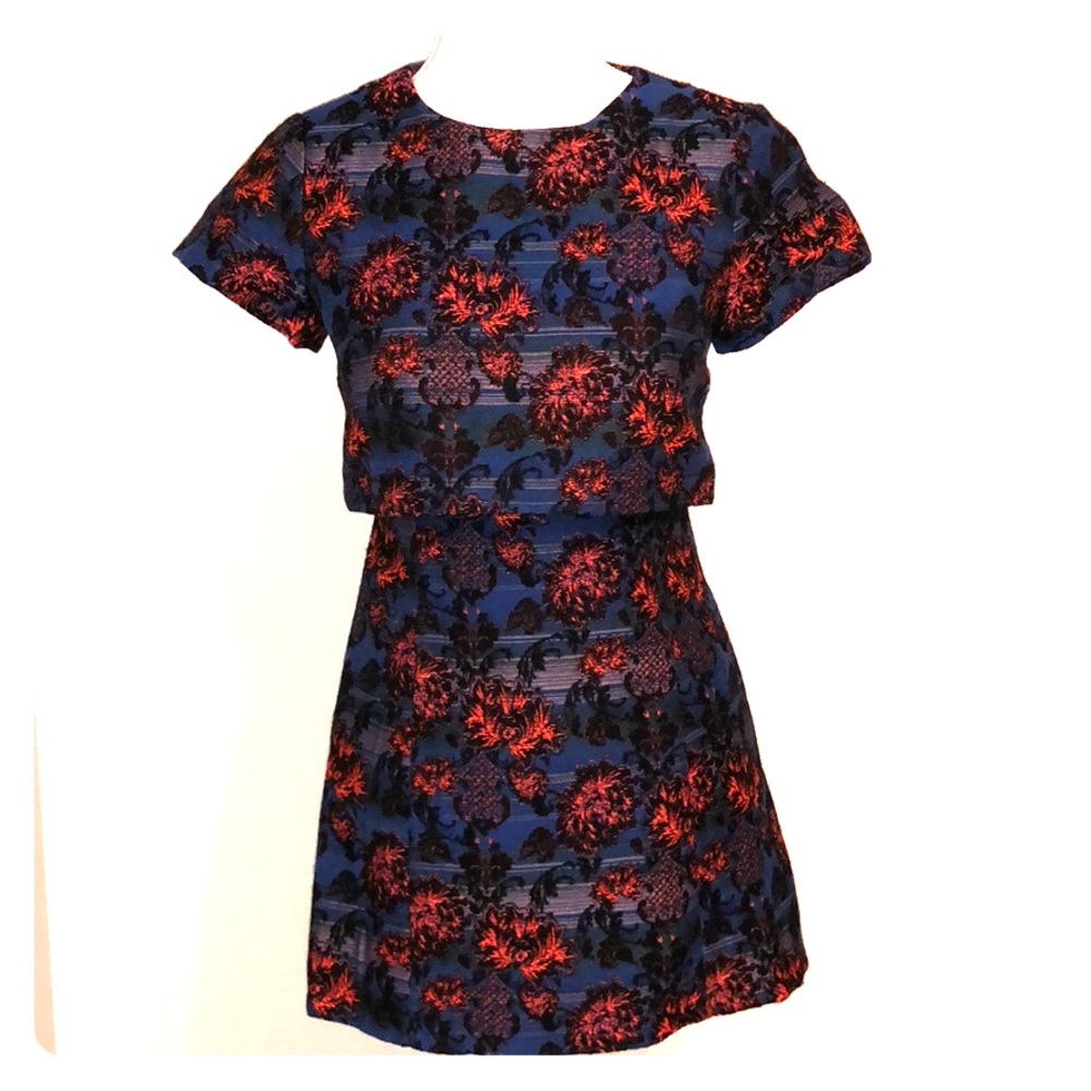 Top shop embroidered mini